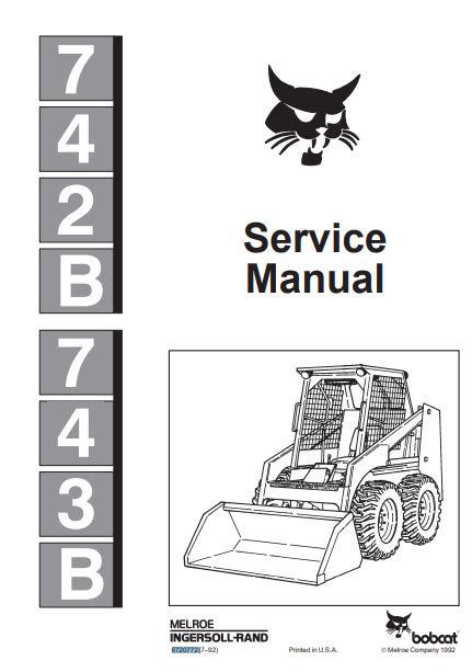 bobcat 743b service manual pdf